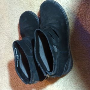 Clark's suede ankle boots